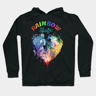 PRIDE Month Rainbow Magic Wizard Pride Heart Hoodie